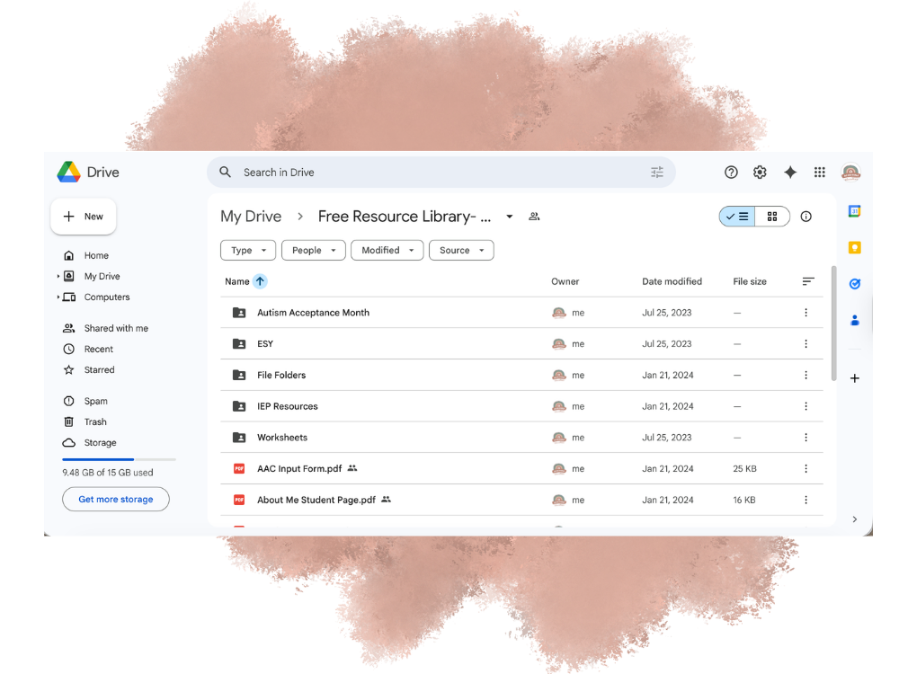 Free Resource Library Google Drive