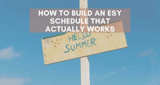 ESY Schedule Blog Post